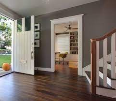 Love The Dark Floor White Trim Door