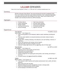 Unforgettable Team Member Resume Examples To Stand Out Myperfectresume