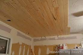 Painting A Basement Ceiling Wood