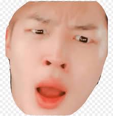 o for them buddy bts kpop jimin barefaced funny meme - bts meme face funny  PNG image with transparent background | TOPpng
