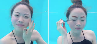 underwater makeup tutorial