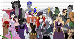 D D Character Height Comparison Chart By Sunagirl On Newgrounds