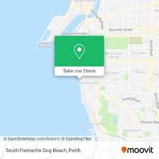 south fremantle dog beach in perth