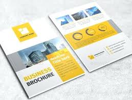 Corporate Brochure Template Free Download Word Bi Fold