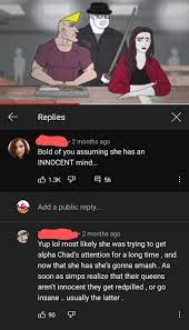 On a Millenia Thinker video. And 90 people liked this. : r/IncelTear