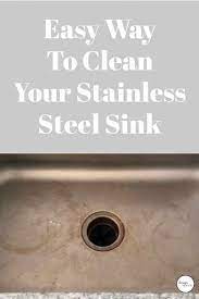 how to clean a stainless sink design