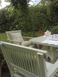 painted outdoor furniture