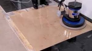 how to polish stone floors using