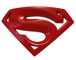 Superman Metal Emblem Red