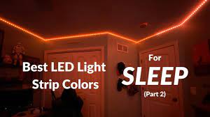 best led light colors for sleep