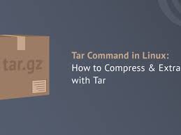 how to compress extract file in linux
