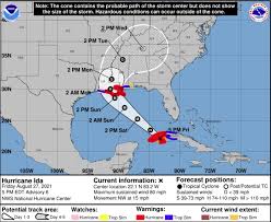 Hurricane Ida Expected To Intensify