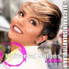 We are known far and wide for our quality haircuts and styling, our coloring services and chemical treatments. Universal Salons On Twitter There Is A Certain Appeal To Beautiful Short Hairstyles For Black Women Short Hairstyles Invoke The Appearance Of A Take Charge Go Getter That Knows What They Want And How