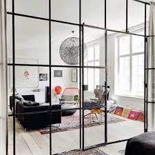 Black Framed Steel Glass Partitions