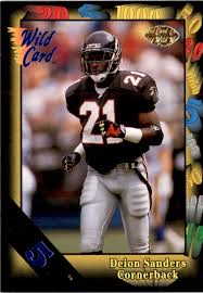 Until that happens (if it does), sanders will be spending time at barstool sports. 1991 Wild Card 5 Stripe 70 Deion Sanders Nm Mt