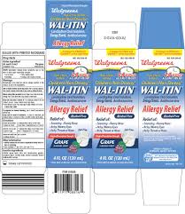 Wal Itin Allergy Relief Solution Walgreen Company