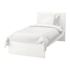white bed frame ikea malm bed
