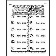 The worksheets are designed to be used with kindergarten students in order to help them build place value foundation.types of worksheets included:* count how many, then color the correct answer* match the words with the co. Place Value Worksheets Free Printable Math Pdfs Edhelper Com