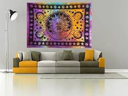 Indian Multi Tie Dye Tapestry