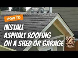 how to install asphalt roofing shingles