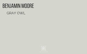 Benjamin Moore Gray Owl A Bluish Light