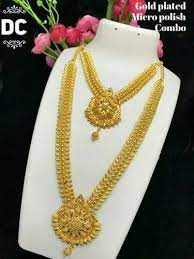 gold plated necklace golden south