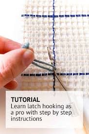 how to latch hook for beginners
