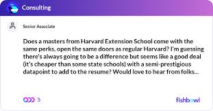 masters from harvard extension