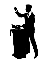 Image result for PREACHING FROM THE PULPIT CARTOON
