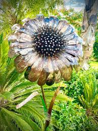 Metal Sunflower Garden Artwork
