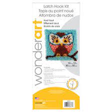 wonderart hoot hoot latch hook kit