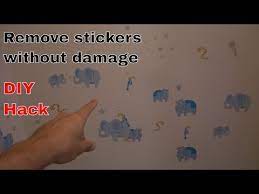 How To Remove Stickers From Walls And