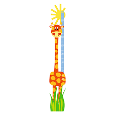 Very Merry Berry Orange Giraffe Height Chart