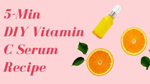diy vitamin c serum using orange l