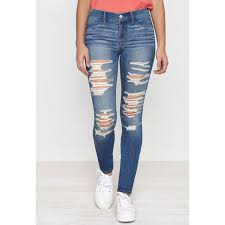 Pacsun Perfect Fit Jeggings Skinny Ripped Jeans