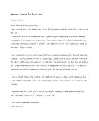 Library Assistant Cover Letter Library Assistant Cover Letter Cover