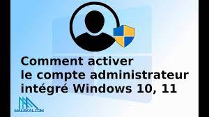 Activer le compte administrateur intégré Windows 10, Windows 11 - YouTube