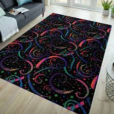 fluorescent rug bowling alley carpet