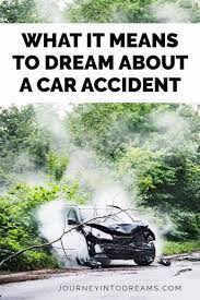 dreaming of being in a car accident yoors