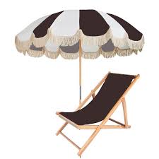 retro patio parasol dark brown 210cm