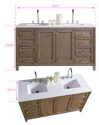 In addition to comparing the vanity's width to the width of the room, you'll also want to look at the vanity's height versus. How To Choose The Right Vanity For Your Bathroom Riverbend Home