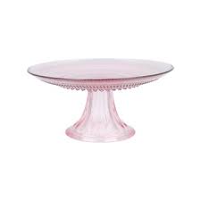 Accessories Cake Stand 21 5cm Pink