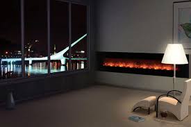 Large Electric Fireplace Modern Flames
