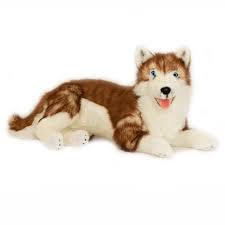siberian husky sled dog stuffed