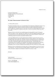 Recommendation Letter Template   