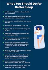 how to get better sleep 7 tips for