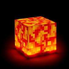 6 Minecraft Lava Block Cube Led Nightlight Mood Lamps Minecraft Pattern Minecraft Room