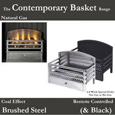 Gas Fire Basket Full Coal Fuel Bed