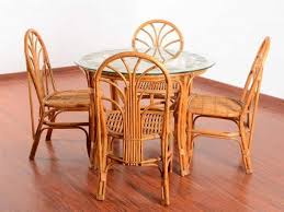 8pc faux bamboo chinoiserie dining set absolutely stunning complete 8pc faux bamboo dining set. Ira Bamboo 4 Seater Dining Table Set