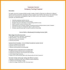 Training Proposal Template Effective Proposal Template Sample